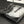 CC HOBO MINI 20CM BLACK GREY LAMBSKIN SILVER HARDWARE