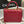 CC TRENDY 20CM PELLE DI AGNELLO ROSSA FERRAMENTA ORO