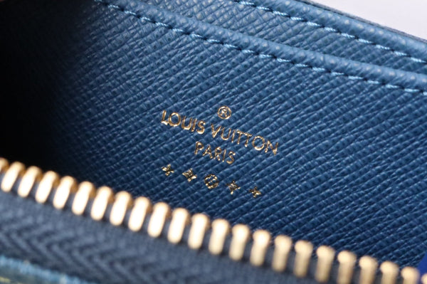 LV ZIPPY COIN 11CM DENIM BLU