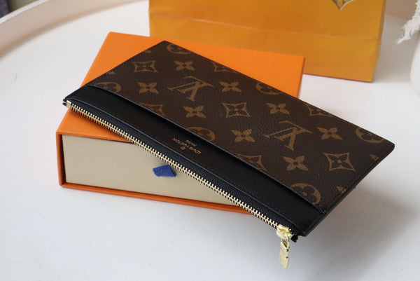 BORSA SLIM LV MONOGRAM CANVAS 20CM