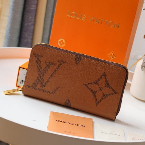 PORTAFOGLIO LUNGO LV 19CM MONOGRAM REVERSE CANVAS