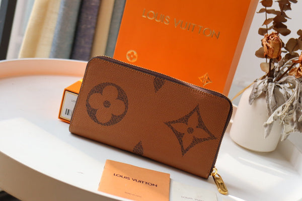 PORTAFOGLIO LUNGO LV 19CM MONOGRAM REVERSE CANVAS