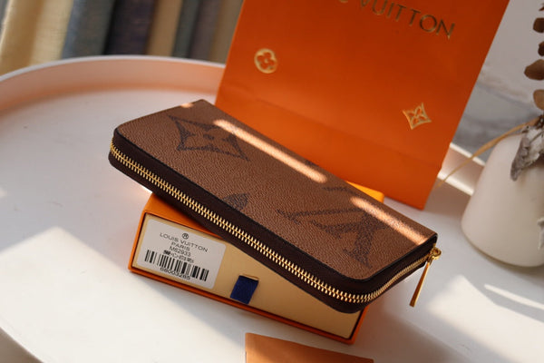 PORTAFOGLIO LUNGO LV 19CM MONOGRAM REVERSE CANVAS