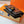 PORTAFOGLIO JULIETTE 13.5 MARRONE ARANCIONE TELA MONOGRAMMA