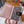 PORTAFOGLIO JULIETTE 13.5 MARRONE ROSA TELA MONOGRAMMA