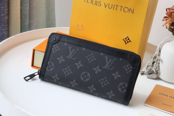 PORTAFOGLIO TRUNK ZIPPY 19.5 NERO TELA MONOGRAMMA