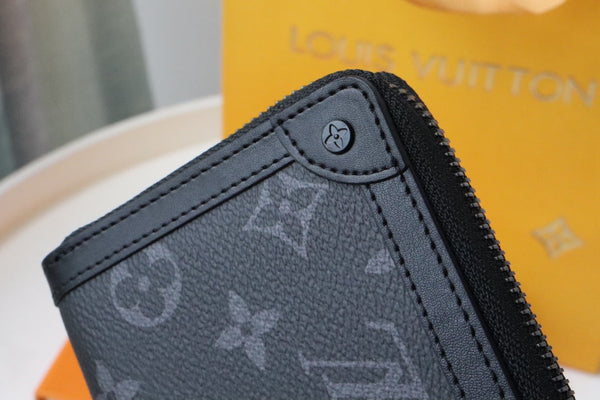 PORTAFOGLIO TRUNK ZIPPY 19.5 NERO TELA MONOGRAMMA