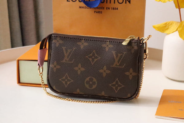MINI POCHETTE ACCESSOIRES 15.5 TELA MONOGRAMMA
