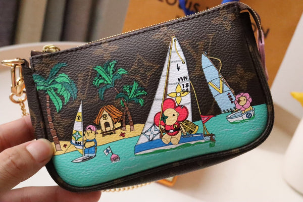 MINI POCHETTE ACCESSOIRES 15.5 TELA MONOGRAMMA
