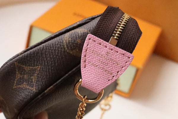 MINI POCHETTE ACCESSOIRES 15.5 TELA MONOGRAMMA