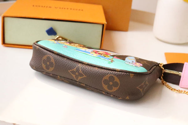 MINI POCHETTE ACCESSOIRES 15.5 TELA MONOGRAMMA