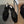 slingback in denim nero