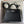 HM KELLY 25CM BLACK EPSOM SILVER HARDWARE