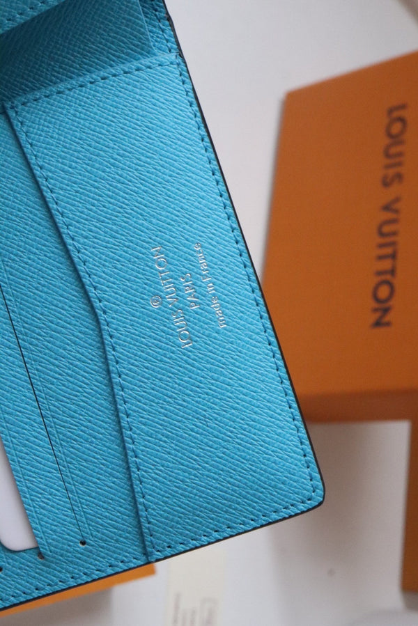 PORTAFOGLIO SLIM 12 NERO BLU TELA
