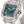 SANTOS LADY 35.1MM STEEL CASE DEEP GREEN DIAL DIAMOND BEZEL