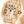 SANTOS LADY 35.1MM GOLD CASE GOLD DIAL DIAMOND BEZEL