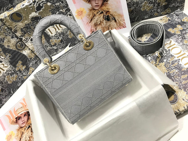 RICAMO CANNAGE GRIGIO MEDIA LADY D-LITE 24