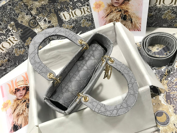 RICAMO CANNAGE GRIGIO MEDIA LADY D-LITE 24
