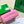 BV SMALL ANDIAMO 25CM PINK LAMBSKIN