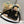 SMALL LADY 20 BUTTERFLY STUD BLACK LAMBSKIN