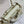 SMALL LADY D-JOY 22 BUTTERFLY STUD WHITE LAMBSKIN