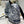 TRAVEL BACKPACK 20CM WHITE BLUE OBLIQUE JACQUARD