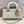MICRO LADY D-JOY 16.5 PELLE D'AGNELLO BIANCA