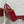 MEDIUM LADY D-JOY 26 VITELLO VERNICIATO ROSSO