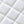 MINI RECTANGLE FLAP BAG TOP HANDLE 20CM WHITE LAMBSKIN SILVER HARDWARE