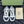SCARPE DA GIOCO GG NERE BIANCHE
