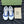 GG TRAINERS BLUE WHITE