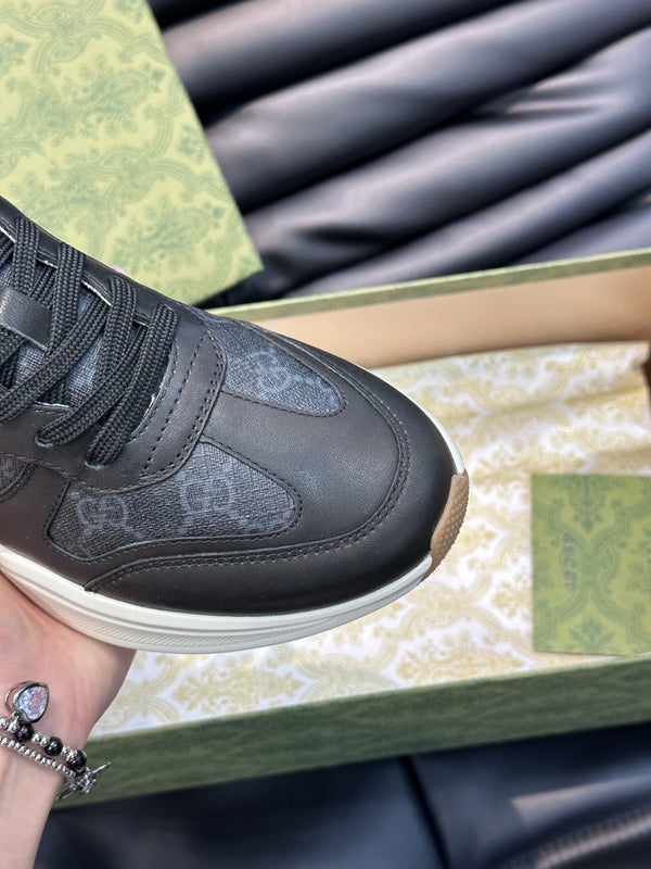 GG RETRO RHYTON SNEAKERS SHOES BLACK