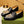 GG BLACK LEATHER AND CANVAS MAXI LOAFERS