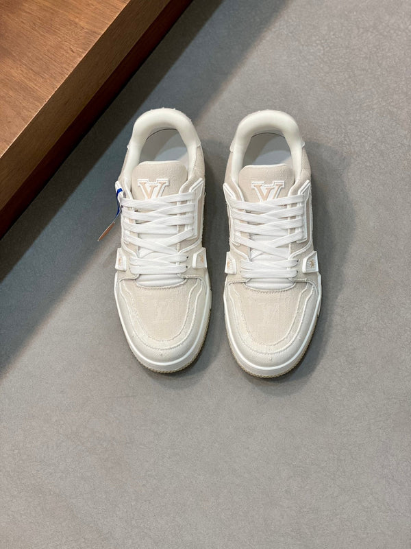 LV TRAINER SNEAKER MONOGRAM BEIGE