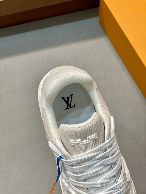 LV TRAINER SNEAKER MONOGRAM BEIGE