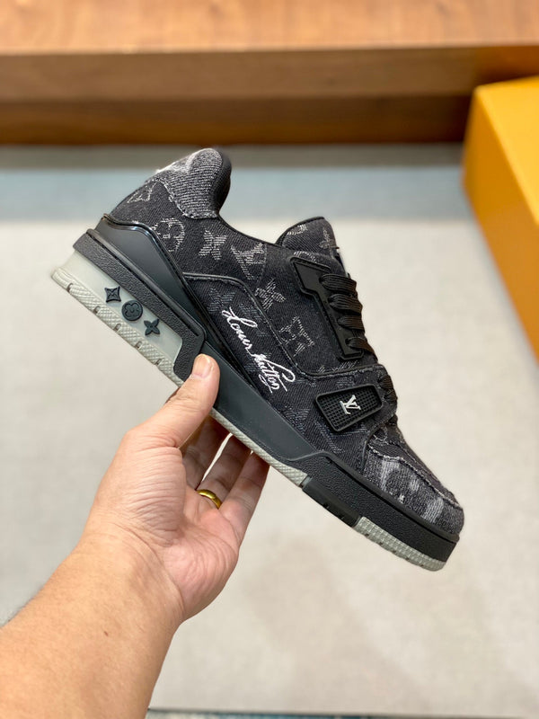 LV TRAINER SNEAKER MONOGRAM BLACK