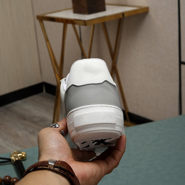SNEAKER LV RIVOLI BIANCO GRIGIO