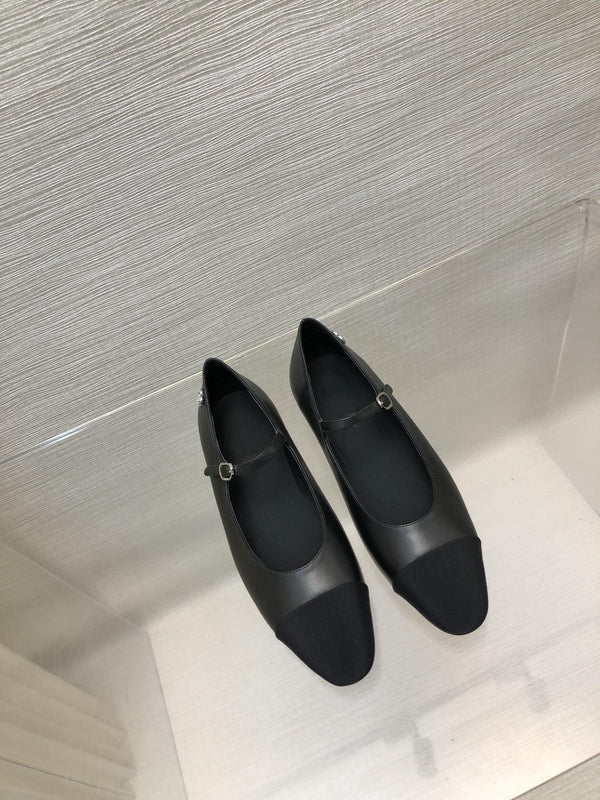 mary janes black lambskin grosgrain