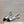 mary janes silver black metalic lambskin grosgrain
