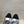 mary janes silver black metalic lambskin grosgrain