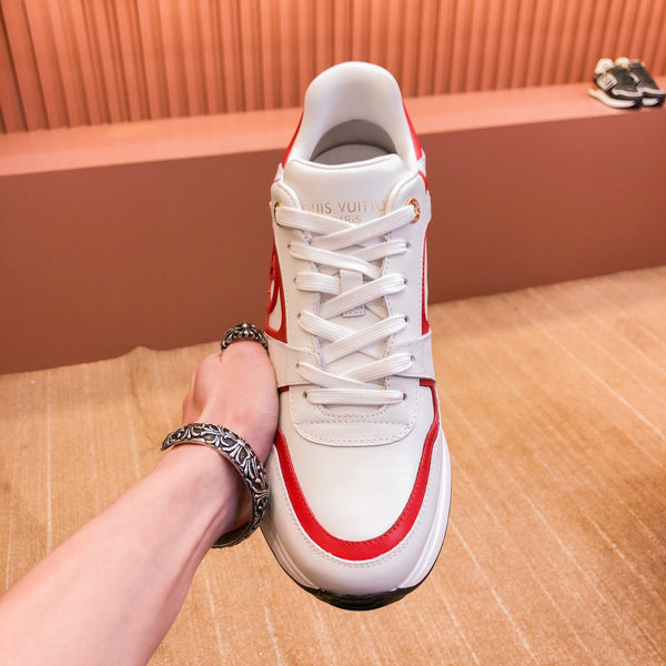 SNEAKER LV RUN AWAY BIANCA ROSSA