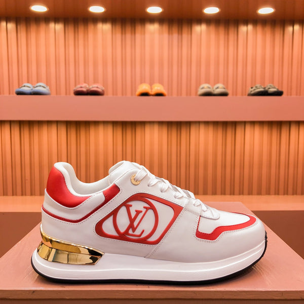 SNEAKER LV RUN AWAY BIANCA ROSSA
