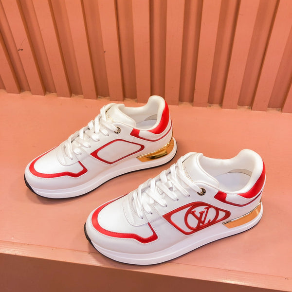 SNEAKER LV RUN AWAY BIANCA ROSSA