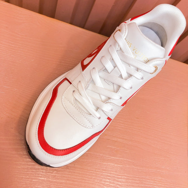 SNEAKER LV RUN AWAY BIANCA ROSSA