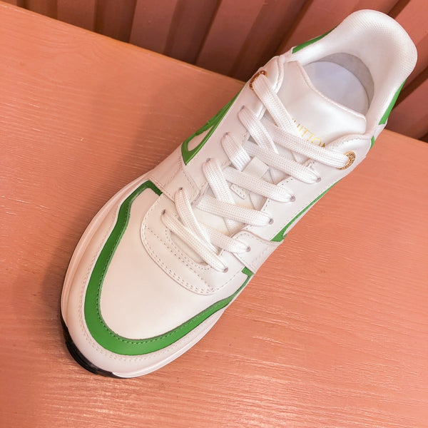 LV RUN AWAY SNEAKER BIANCO VERDE