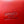 HM KELLY POCHETTE 22CM RED SWIFT SILVER HARDWARE