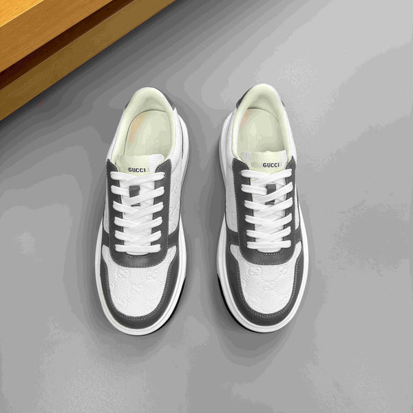 GG SNEAKER WHITE GREY NAPPA LEATHER 194551