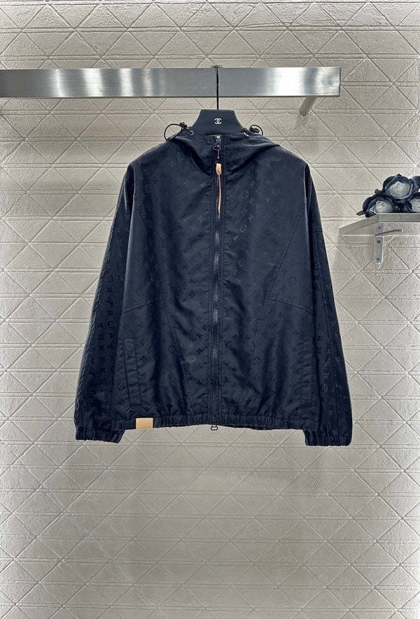 Giacca LV25 Obscure Jackquard in poliestere nero 291079