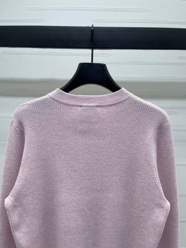 CARDIGAN CHANEL IN LANA A MANICHE LUNGHE MOD. 282