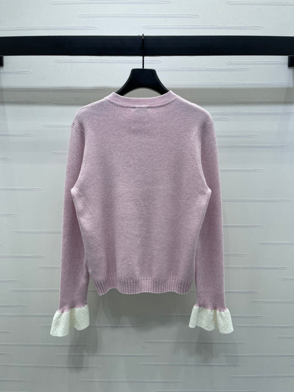 CARDIGAN CHANEL IN LANA A MANICHE LUNGHE MOD. 282